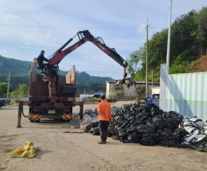 가평군, "영농 폐비닐 모아...